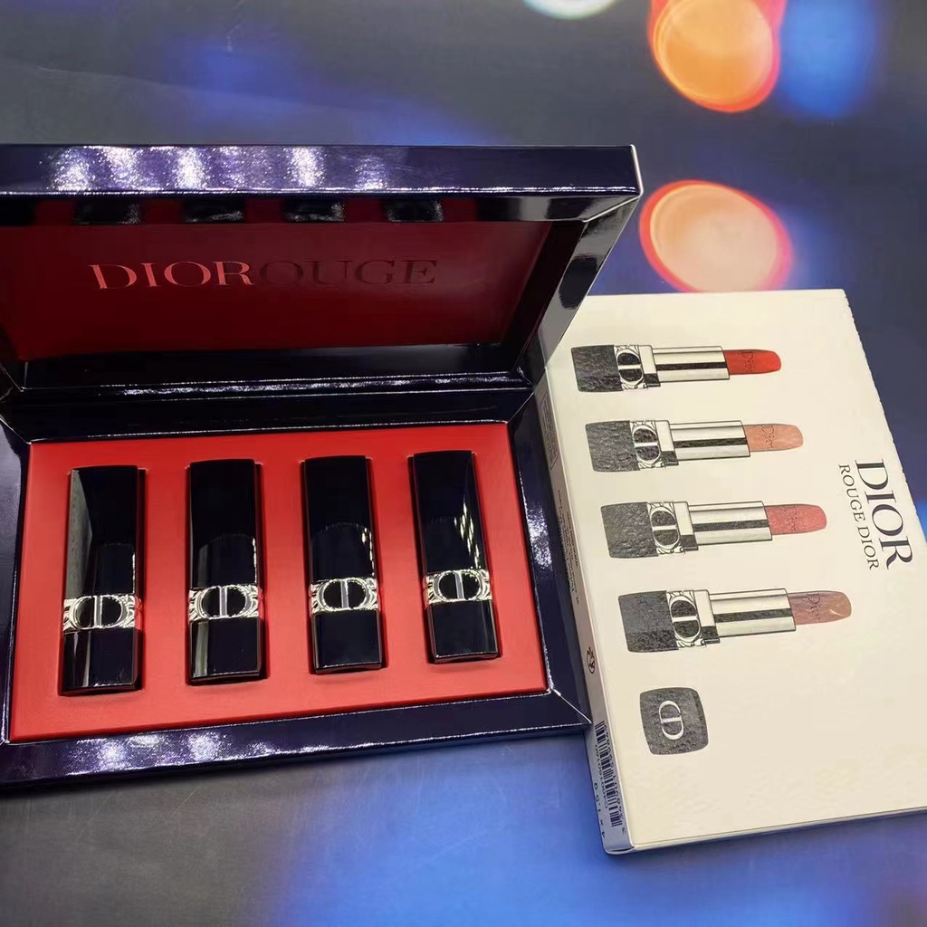 Bộ 4 Thỏi Son Môi Dio 1.5g*4# Phiên Bản Giáng Sinh Giới Hạn