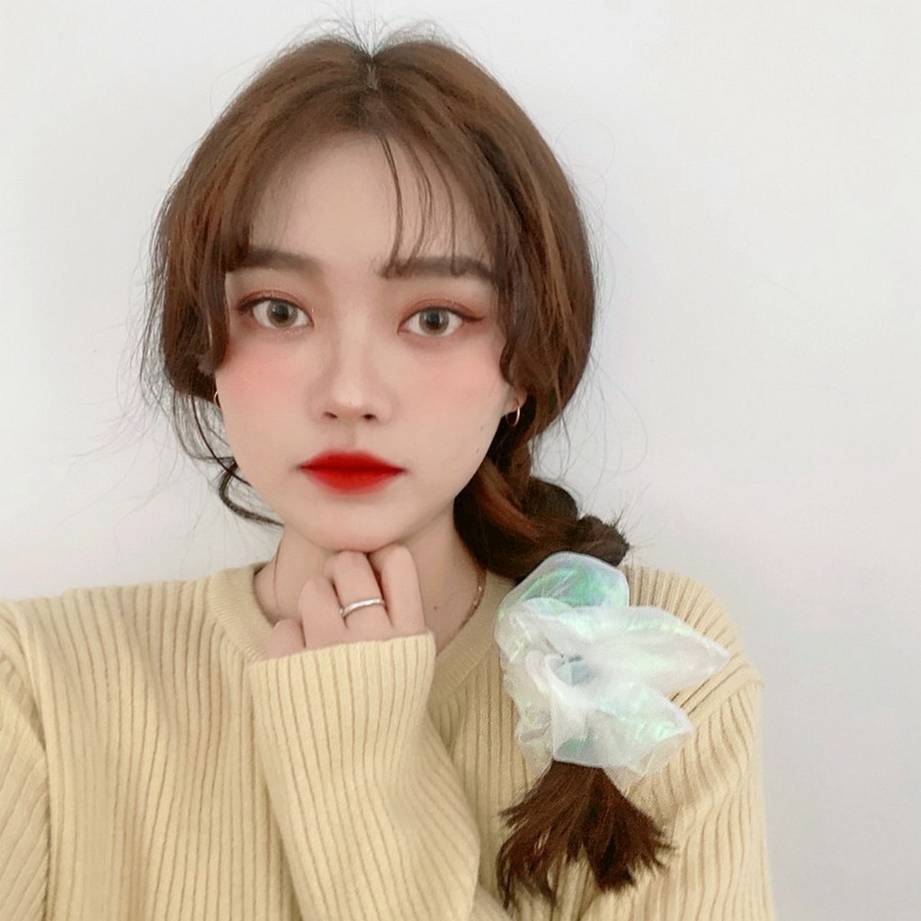 Cột tóc, buộc tóc vải scrunchies siêu hot hit 2020 T024