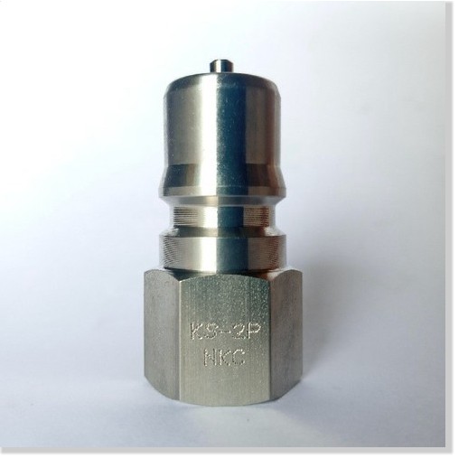 KHỚP NỐI NHANH THỦY LỰC INOX NKC KS-2P SUS304 MADE IN JAPAN - KS-2P SUS304