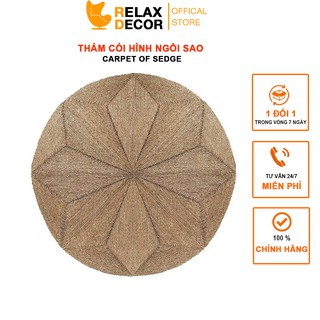 Thảm Cói Hình Ngôi Sao Relax Decor Trang Trí Chụp Ảnh Cực Xinh Nhiều Kích Thước
