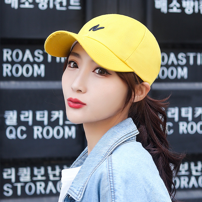 Mũ Lưỡi Trai Mềm Thêu Chữ N Phong Cách Thời Trang Cho Nam Và Nữ