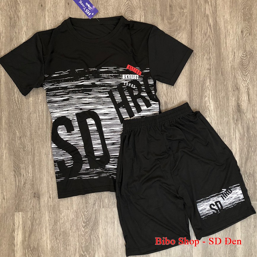 Bộ thun thể thao nam, quần áo thể thao nam thun lạnh cực đẹp, áo thun nam | BigBuy360 - bigbuy360.vn