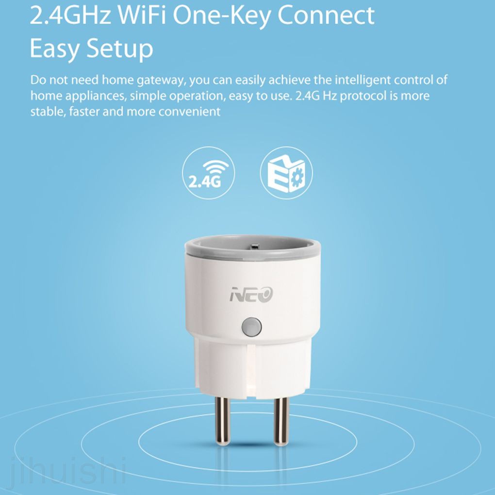 Ổ Cắm Thông Minh Nas-Wr01W 2.4ghz Kết Nối Wifi Điều Khiển Từ Xa