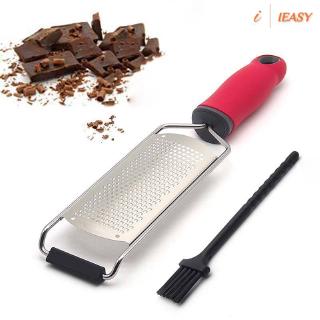 IE❤Multifunctional Chocolate Cheese Lemon Zester Fruit Peeler Kitchen Gadgets+Brush