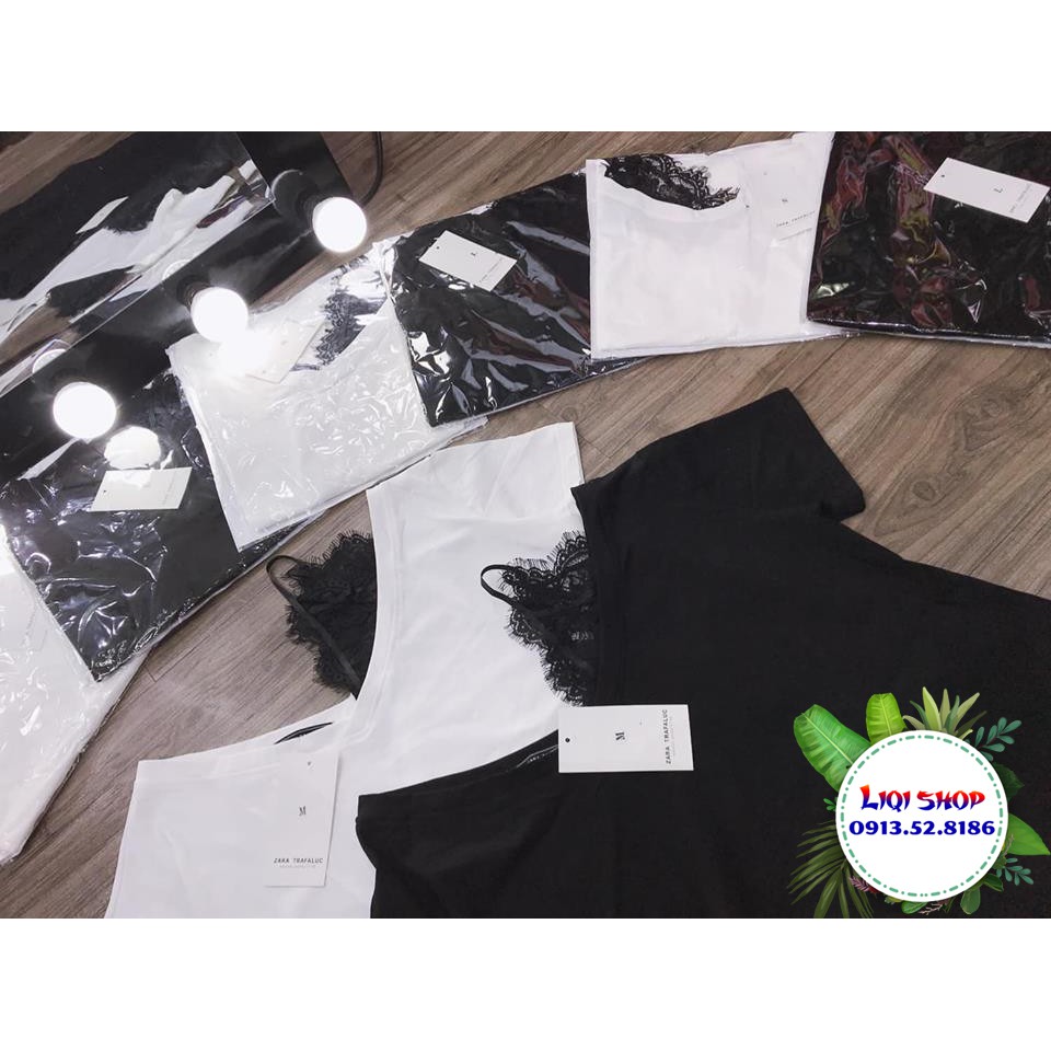 Áo Thun Nữ Trễ Vai Dây Ren Quyến Rũ Sexy- LiQi Shop | BigBuy360 - bigbuy360.vn