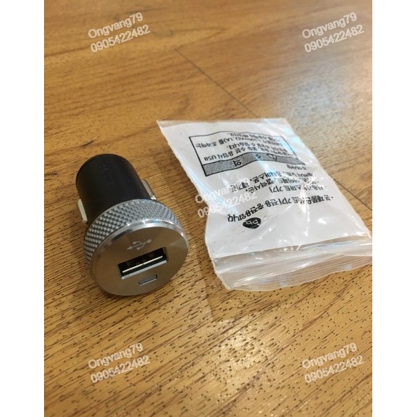 Tẩu sạc usb Hyundai chính hãng mạ crôm