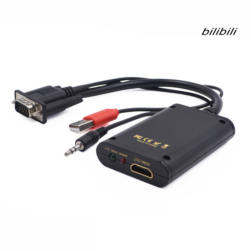 Cáp Chuyển Đổi G1Bilibili Vga Sang Hdmi 1080p Hd Audio Tv Av