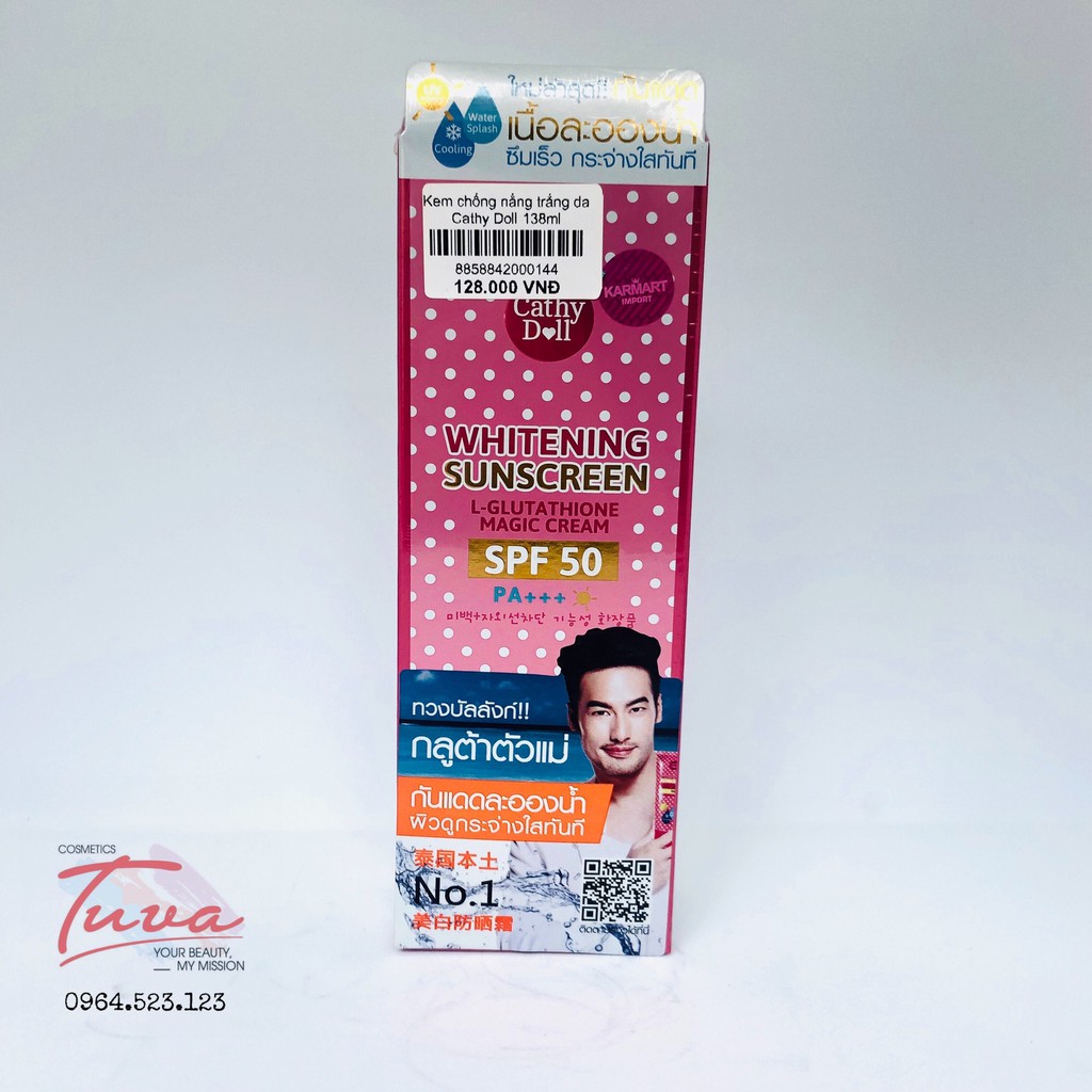 Kem Chống Nắng Trắng Da Cathy Doll Whitening Sunscreen SPF 50 138ml