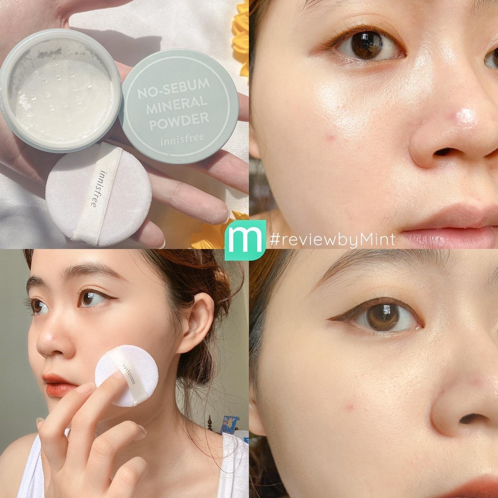 Phấn phủ kiềm dầu dạng bột innisfree No Sebum Mineral Powder 5g