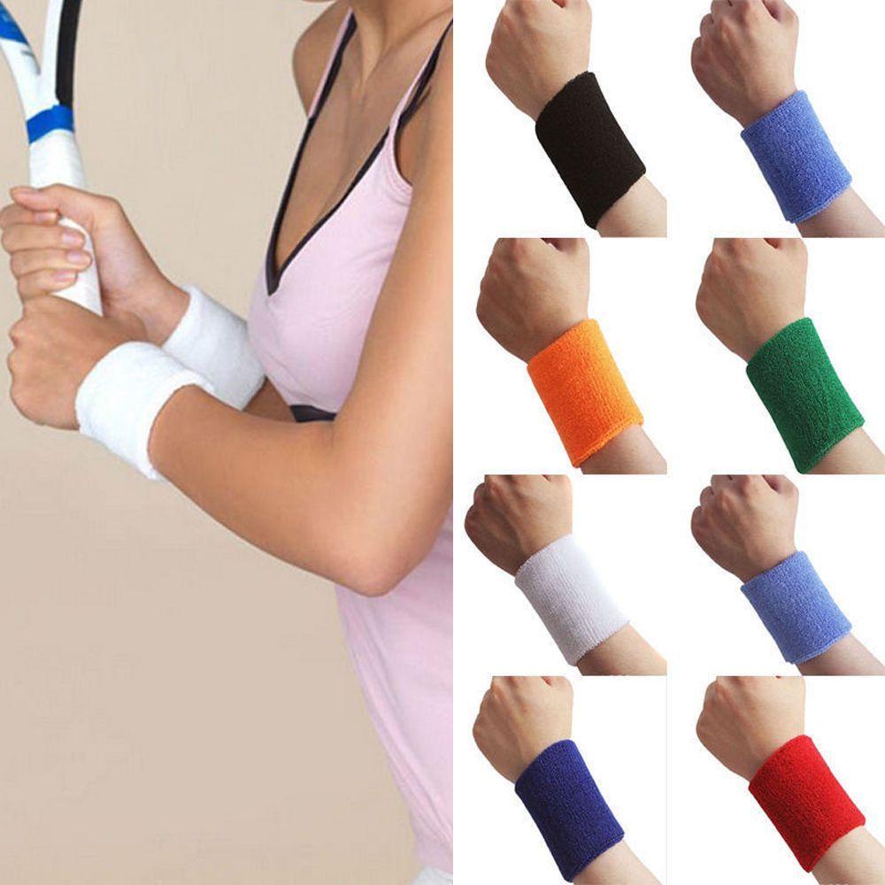 Băng Quấn Cổ Tay Bằng Vải Cotton Thời Trang Unisex Hỗ Trợ Luyện Tập Thể Thao / Yoga / Gym
