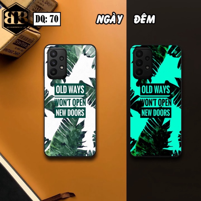 Ốp lưng kính Dạ Quang Samsung Galaxy A23 phát sáng trong đêm đẹp mê li