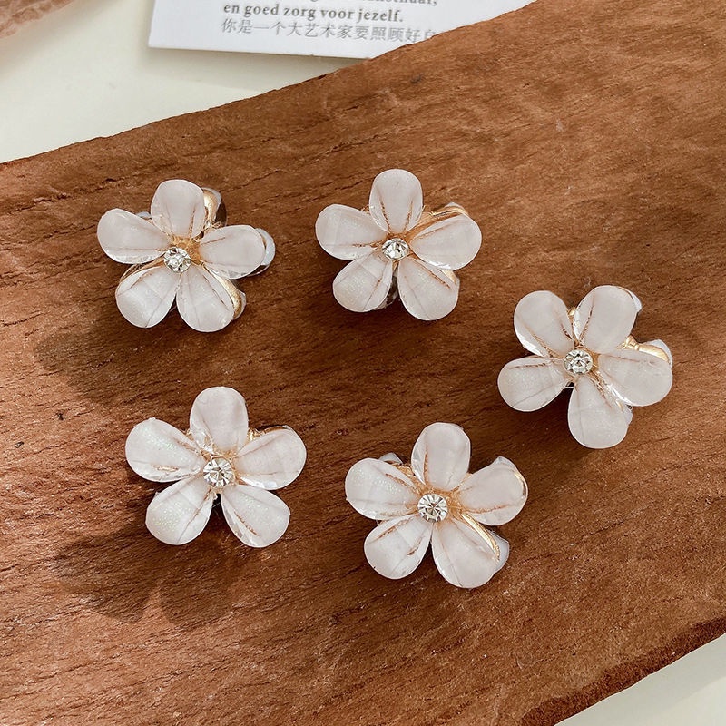 Kẹp Tóc Nữ Đính Đá Hình Hoa Phong Cách Hàn Quốc