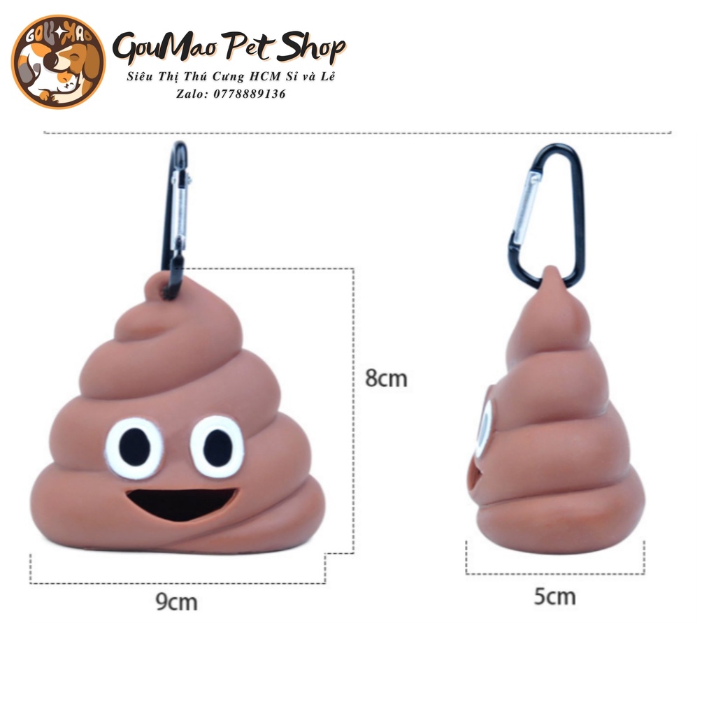 Cuộn Túi Đựng Phân Cho Thú Cưng 1 vỏ + 3 ruột