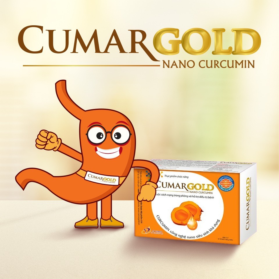 CUMARGOLD New - Nano curcumin - Hỗ trợ bảo vệ niêm mạc dạ dày [Chính Hãng - 30 viên]