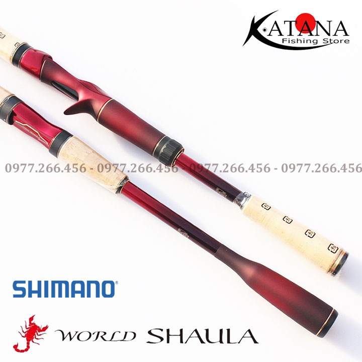 Cần Câu Shimano World Shaula - Máy Đứng - Máy Ngang