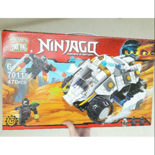 Bộ lego đại chiến xe Ninja 470 chi tiết cho bé trên 6 tuổi