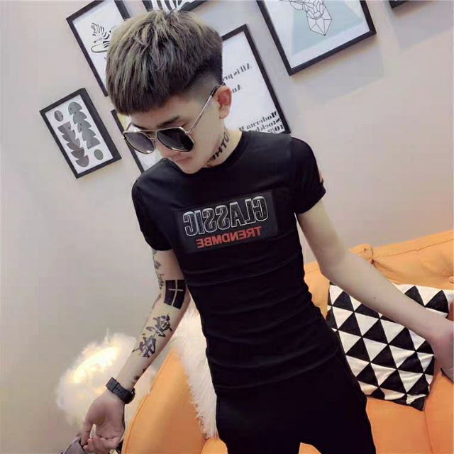 Áo thun nam tay ngắn in CLASSIC áo thun teen nam nữ hot | BigBuy360 - bigbuy360.vn