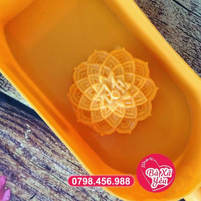 KHUÔN BÁNH TRUNG THU GÕ 150G - KIỂU SEN TẦNG TRUYỀN THỐNG - BX2215