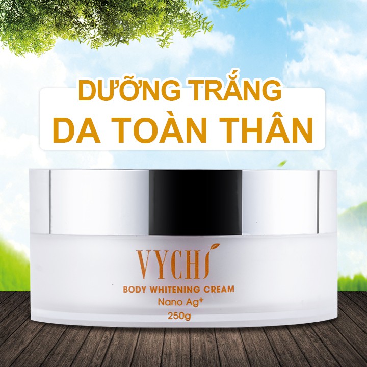 Combo 2 hộp kem dưỡng trắng da body nano 250g trắng da cấp ẩm dưỡng da toàn diện