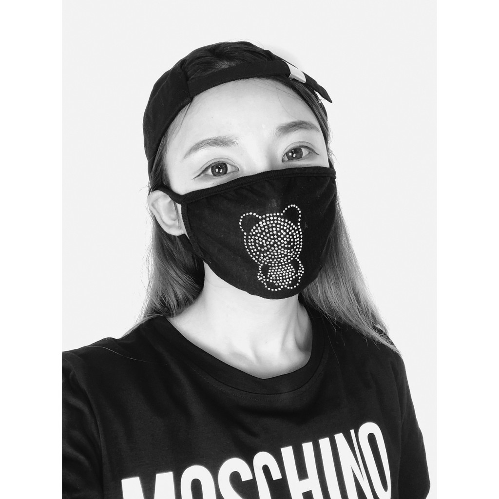 Khẩu trang đính đá streetwear - Khẩu trang chống bụi | BigBuy360 - bigbuy360.vn
