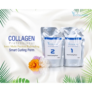 Uốn xoăn lạnh v76 collagen smart curling perm italy 500ml