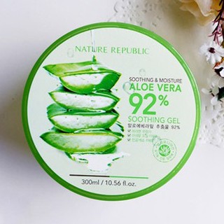 Gel Lô Hội - Aloe Vera Nature Republic 92% Chính Hãng