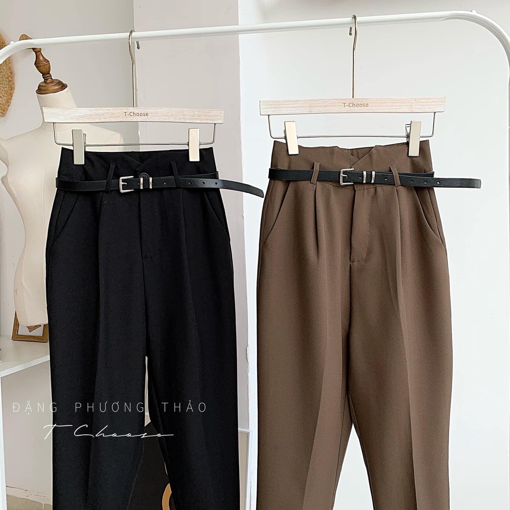 Quần baggy nữ L.I.E.N Boutique  kèm dây đai | BigBuy360 - bigbuy360.vn