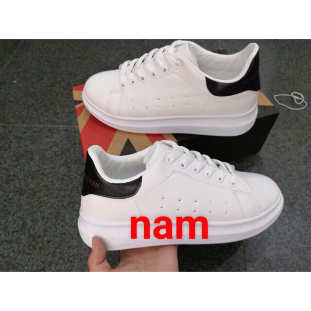 Giày thể thao nam nữ MQ trắng ( ảnh tự chụp ) | BigBuy360 - bigbuy360.vn