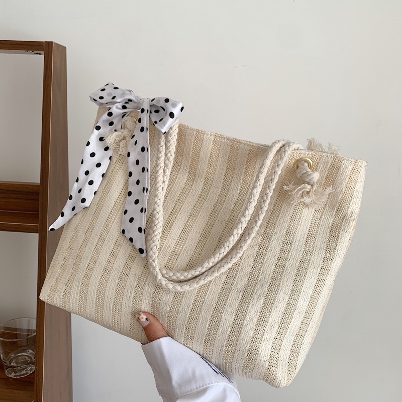 Túi Xách Đan Lát Thời Trang Nữ Tính