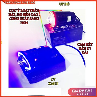 Đèn led u7 mắt cú đỏ và xanh