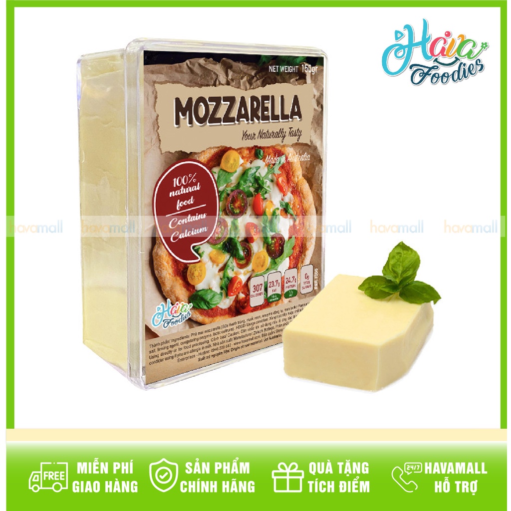 Phô Mai Mozzarella 45% FIDM Khối 150gr