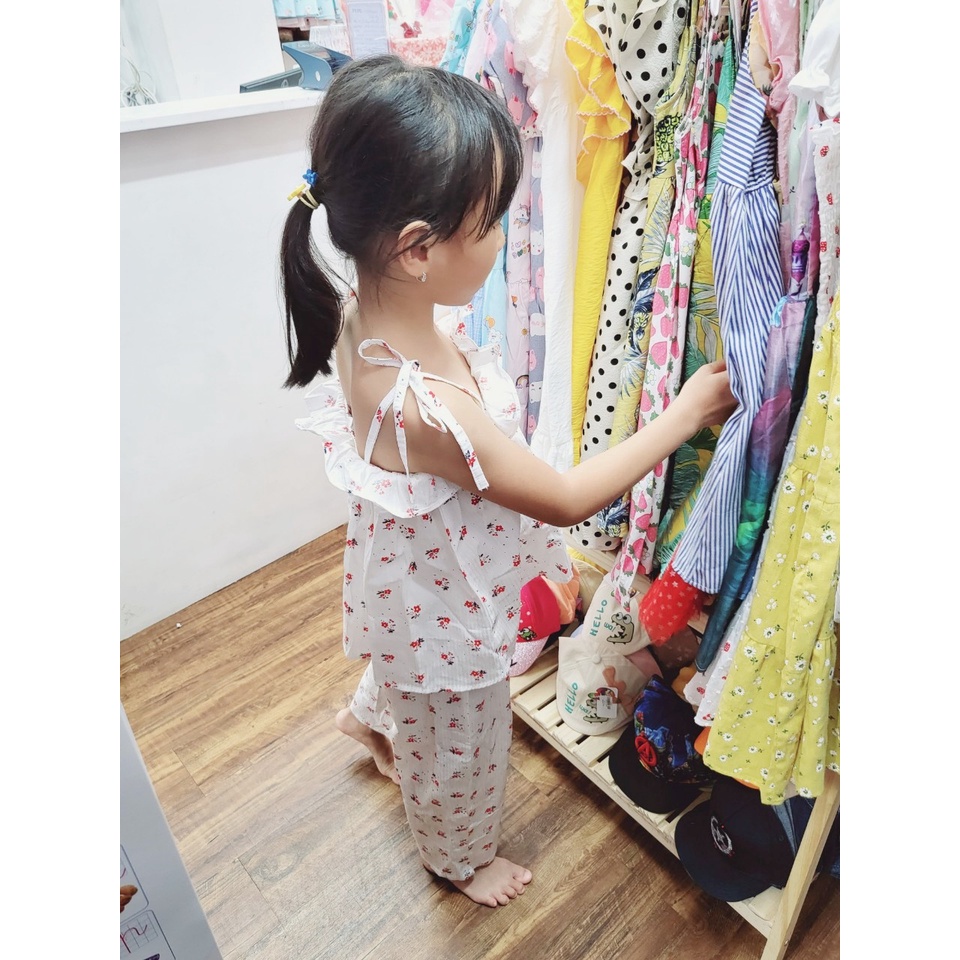 Bộ lửng hoa Bigbaby, bộ lửng hoa siêu cưng melisa cho bé 13-38KG 13132