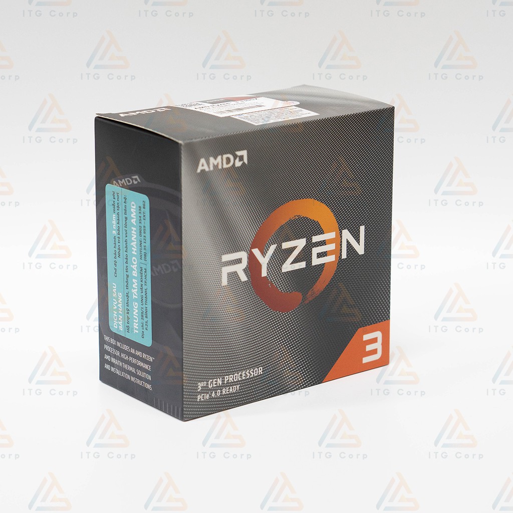 CPU AMD Ryzen 3 3300X - Box Hãng Có Bảo Hành 36 Tháng