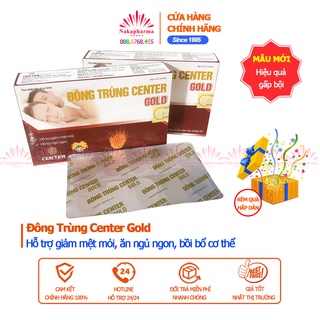 [KÈM QUÀ] Đông Trùng Center Gold - Giúp ăn ngủ ngon, bổi bổ cơ thể, tăng sức đề kháng, giảm mệt mỏi