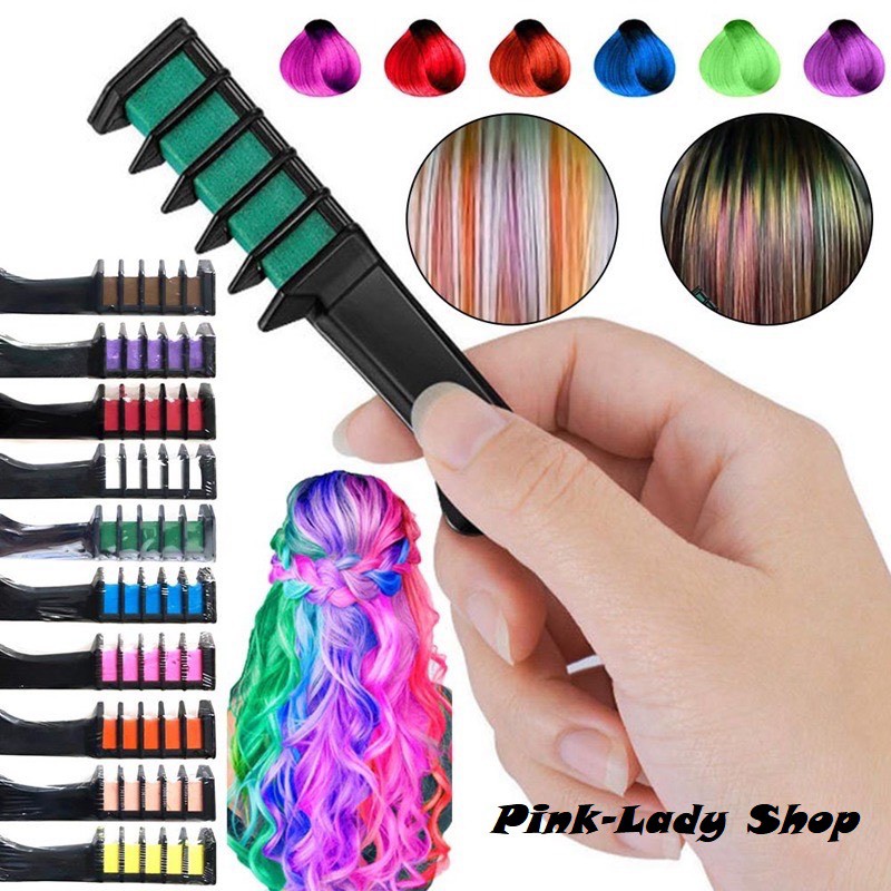 [Có sẵn] Lược Nhuộm Tóc Tạm Thời Dễ Sử Dụng (07 Màu Thời Trang Cá Tính) | BigBuy360 - bigbuy360.vn