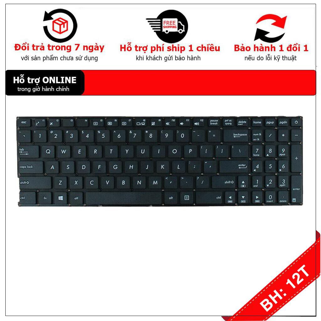 [BH12TH] Bàn Phím Laptop ASUS X542BA X542 X542B X542U X542UN X542UR Hàng Zin Mới 100% - Loại có nút nguồn trên Phím