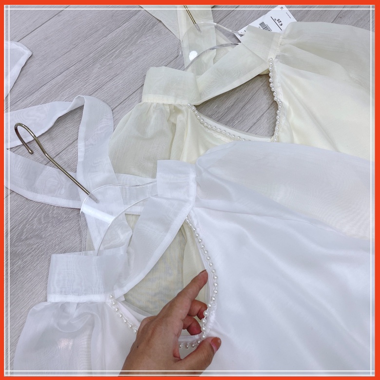 Áo sơ mi tơ óng 2 lớp cổ nơ ngọc siêu hot có ảnh thật | BigBuy360 - bigbuy360.vn