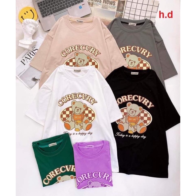 Áo phông gấu core HD12