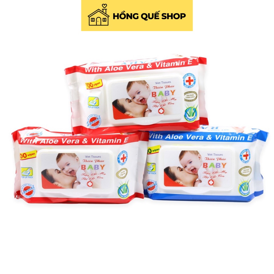 Khăn ướt Baby, giấy ướt đa năng tiện lợi