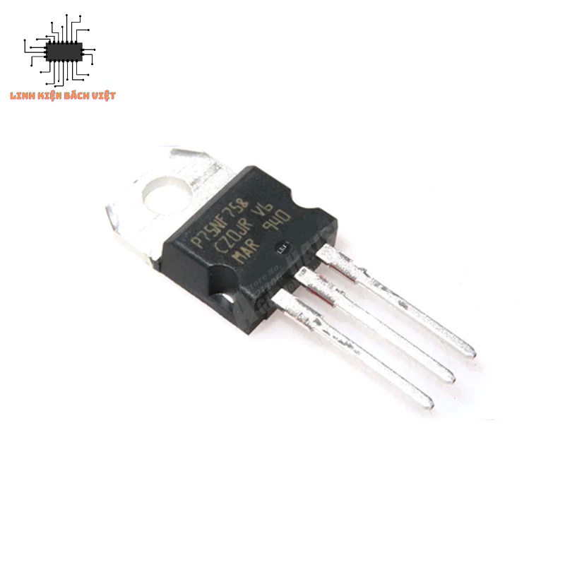 Mosfet P75N75 75N75  bóc máy chính hãng