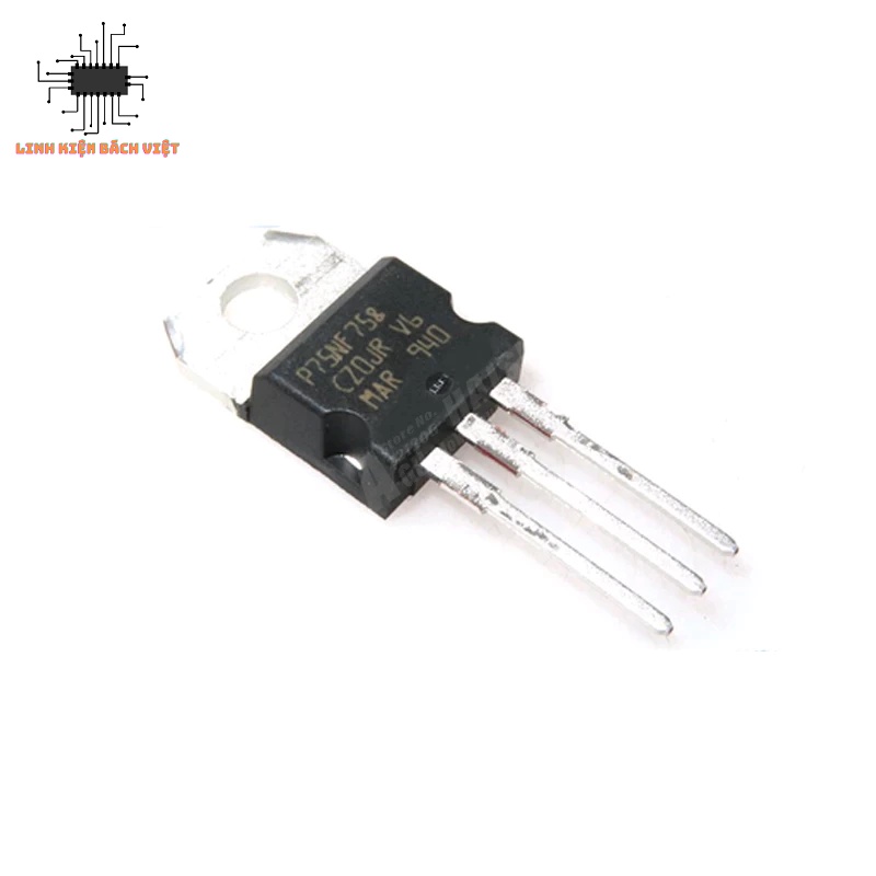 Mosfet P75NF75 75NF75 (75A-75V) bóc máy chính hãng