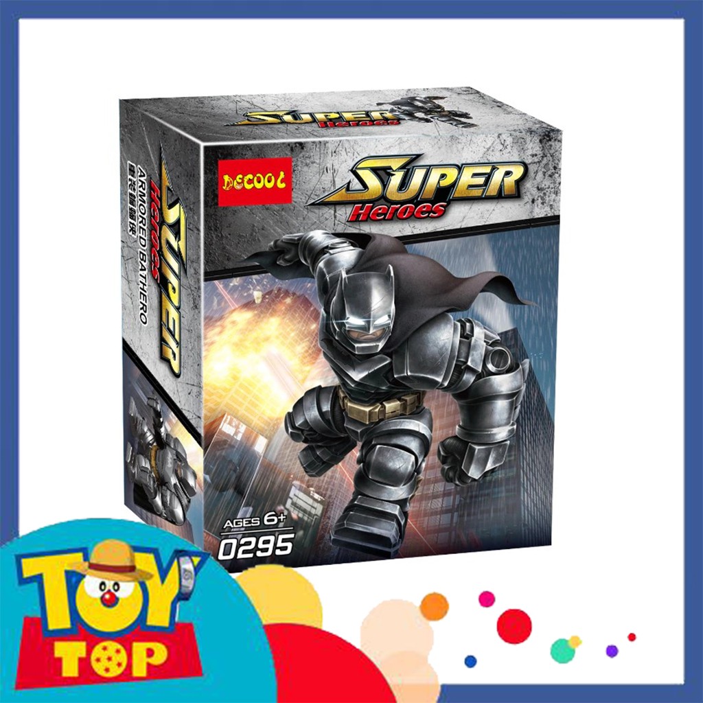 Đồ chơi ghép Batman lắp ráp Big Fig nhân vật Người dơi xếp hình Decool BigFig DC 0295