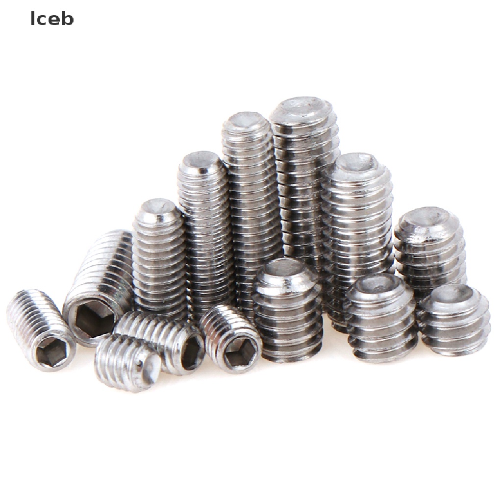 Bộ 50 Ốc Lục Giác Không Đầu M3 M4 2-35mm