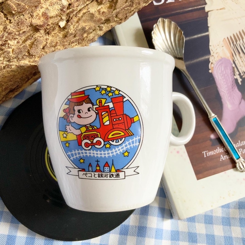 Ly cốc Peko milky gốm sứ hoạt hình dễ thương phong cách Nhật bản