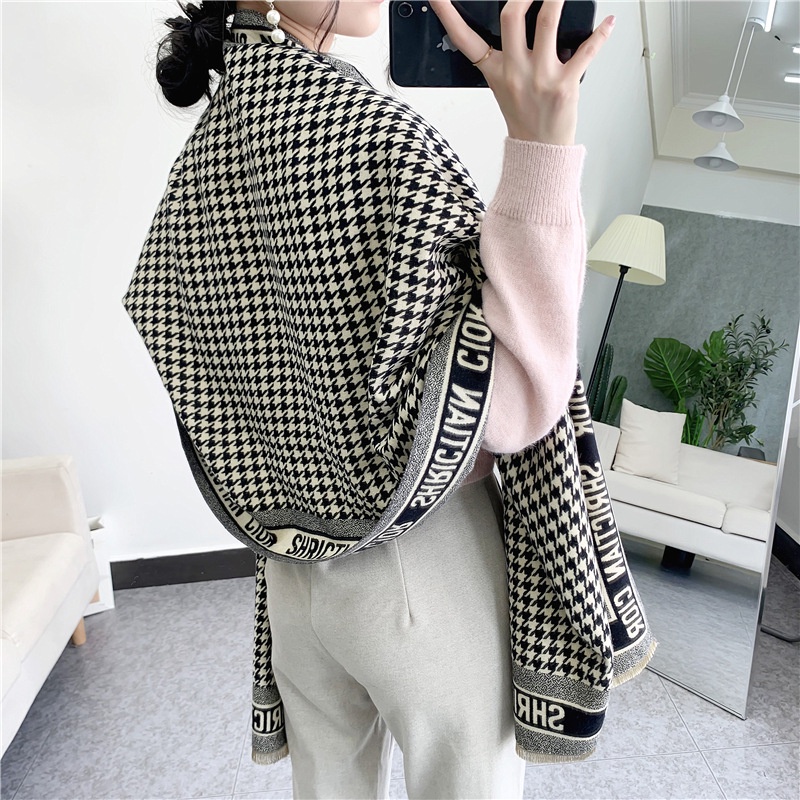 Khăn dạ chữ fd 65x200cm THYTHY STORE