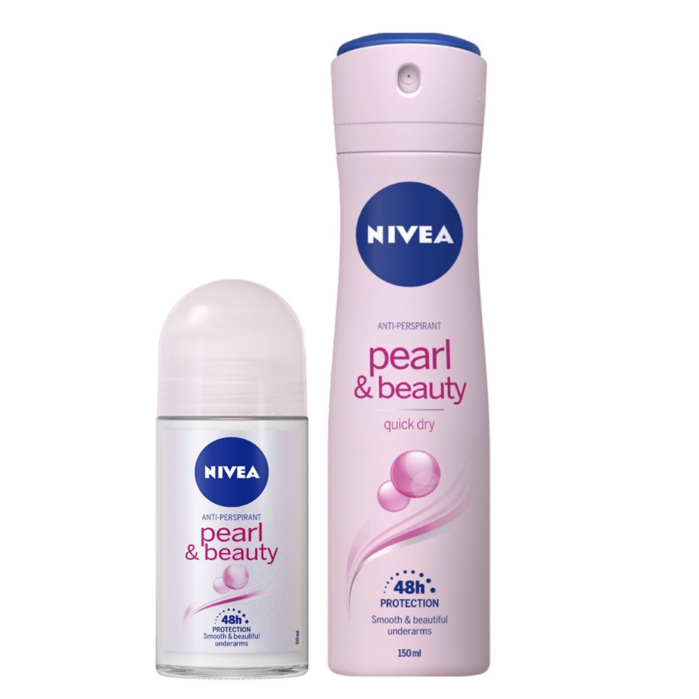 Lăn Ngăn Mùi Nivea Pearl &amp; Beauty Giảm Thâm Và Dưỡng Trắng Hiệu Quả Suốt 48h 50ml - 83735