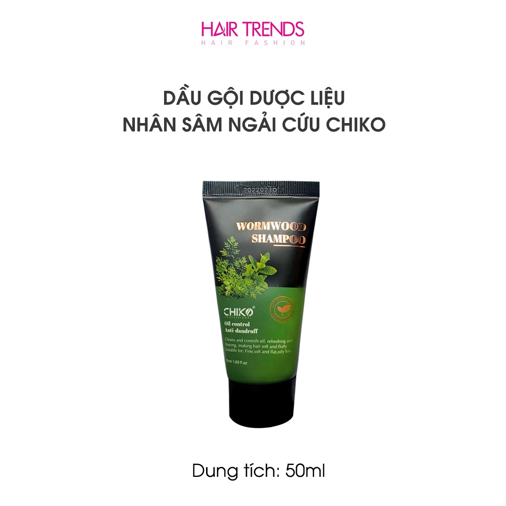Bộ 3 dùng thử dầu gội dầu xả dược liệu CHIKO ngăn ngừa gãy rụng, giảm gàu 50ml