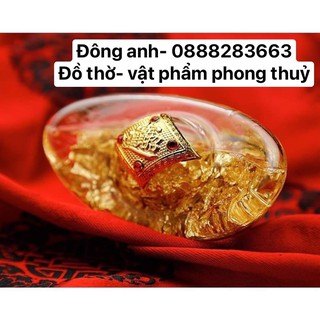 Thỏi Vàng Pha Lê Phong Thủy ( Tài Lộc _ May Mắn )