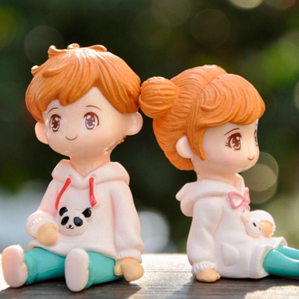 Nickolas Mô Hình Cặp Đôi Tình Nhân Mini DIY Dùng Trang Trí Tiểu Cảnh Để Bàn