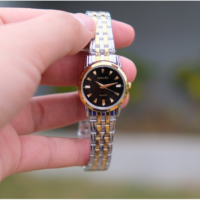 Đồng Hồ Nữ HALEI H1 Dây Vàng Khung Thép Cao Cấp Sang Trọng Thời Trang Nữ Cao Cấp [SALE GIÁ SỐC] | BigBuy360 - bigbuy360.vn